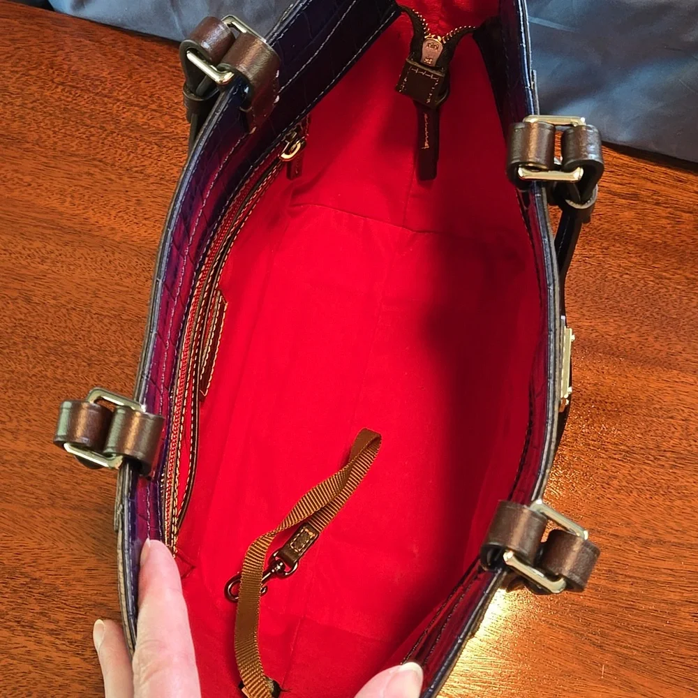 Dooney & Bourke Exotic Leather Purse - Picture 6 of 13